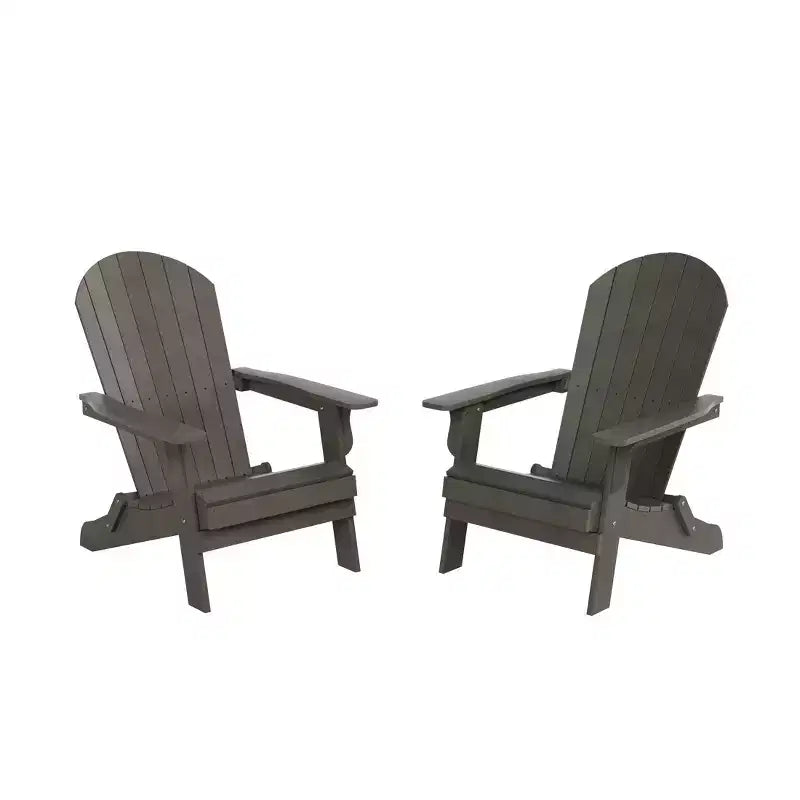 WestinTrends Tuscany HIPSOutdoorPatioFoldingAdirondackChair (Set of 2)
