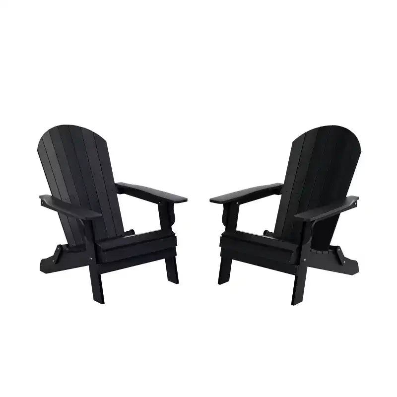 WestinTrends Tuscany HIPSOutdoorPatioFoldingAdirondackChair (Set of 2)