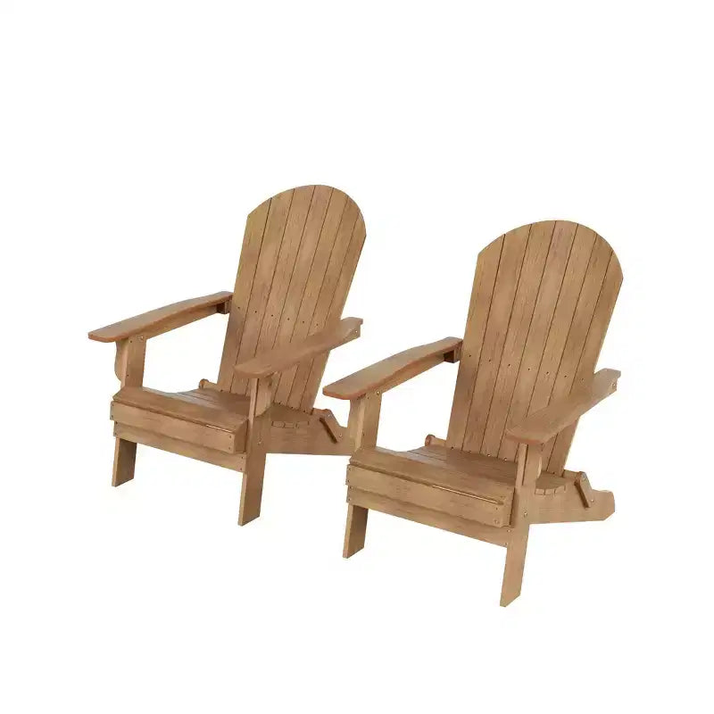 WestinTrends Tuscany HIPSOutdoorPatioFoldingAdirondackChair (Set of 2)