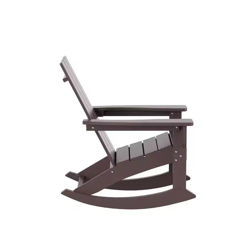 Chaise berçante d'extérieur moderne WestinTrends Adirondack (lot de 4)