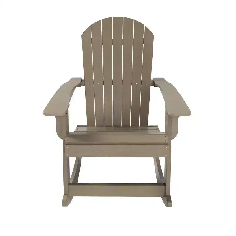 WestinTrends 2-Piece Outdoor Patio Adirondack Rocking Chair with Side Table Set