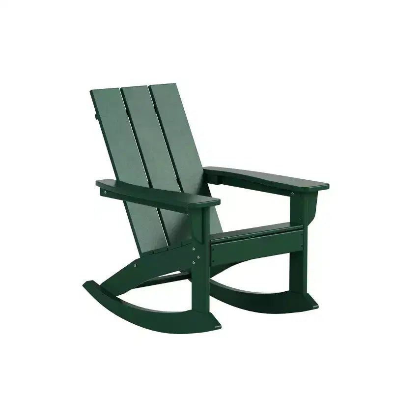 WestinTrends Modern Adirondack Outdoor Rocking Chair (Set of 2)
