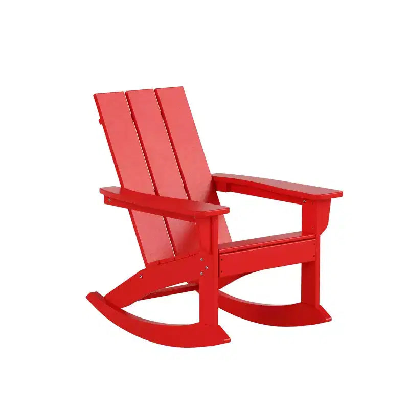 WestinTrends Modern Adirondack Outdoor Rocking Chair (Set of 2)