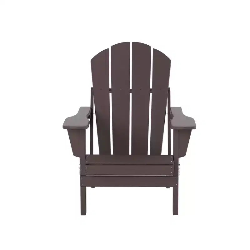 WestinTrends Ensemble de 7 chaises Adirondack pliantes d'extérieur avec table basse et table d'appoint