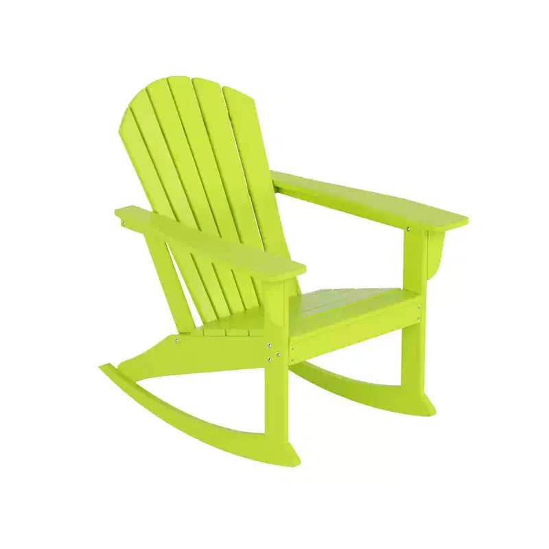 WestinTrends Outdoor Patio Poly Adirondack Rocking Chair Rocker