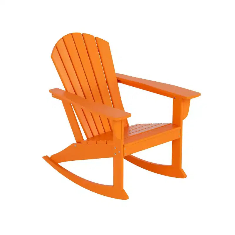 WestinTrends Outdoor Patio Poly Adirondack Rocking Chair Rocker