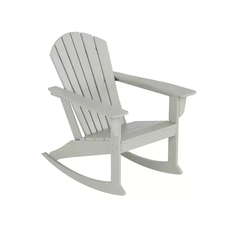 WestinTrends Outdoor Patio Poly Adirondack Rocking Chair Rocker