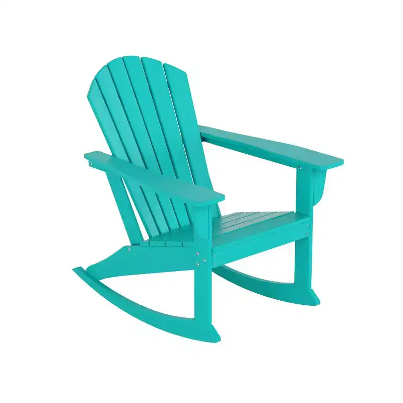 WestinTrends Outdoor Patio Poly Adirondack Rocking Chair Rocker