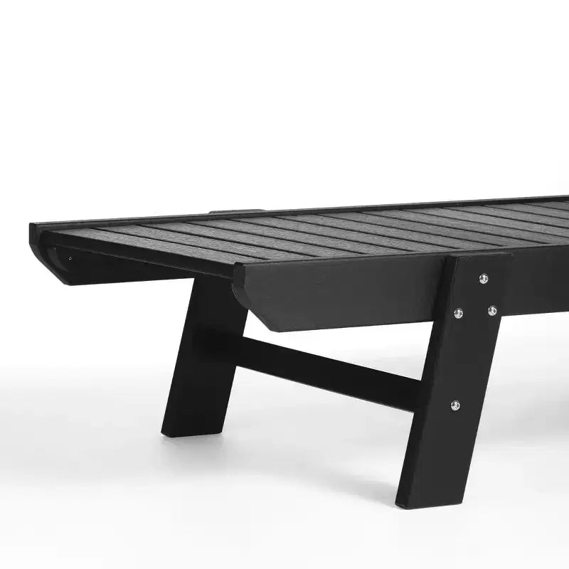 WestinTrends Adirondack Outdoor Chaise Lounge for Patio Garden Poolside (Set of 2)