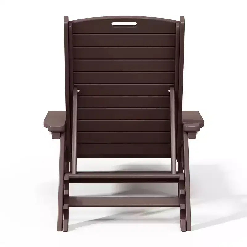 WestinTrends Adirondack Outdoor Chaise Lounge for Patio Garden Poolside (Set of 2)