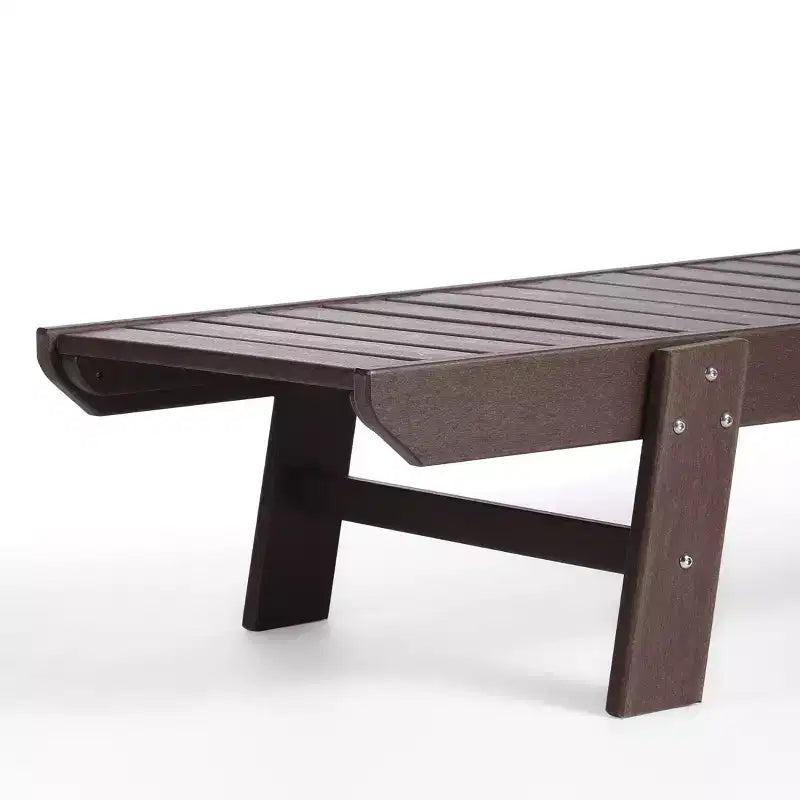 WestinTrends Adirondack Outdoor Chaise Lounge for Patio Garden Poolside (Set of 2)