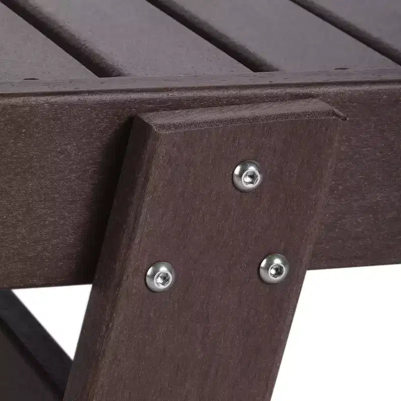 WestinTrends Adirondack Outdoor Chaise Lounge for Patio Garden Poolside (Set of 2)