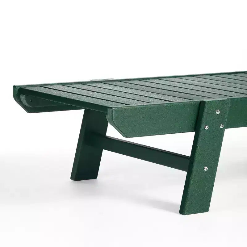 WestinTrends Adirondack Outdoor Chaise Lounge for Patio Garden Poolside (Set of 2)