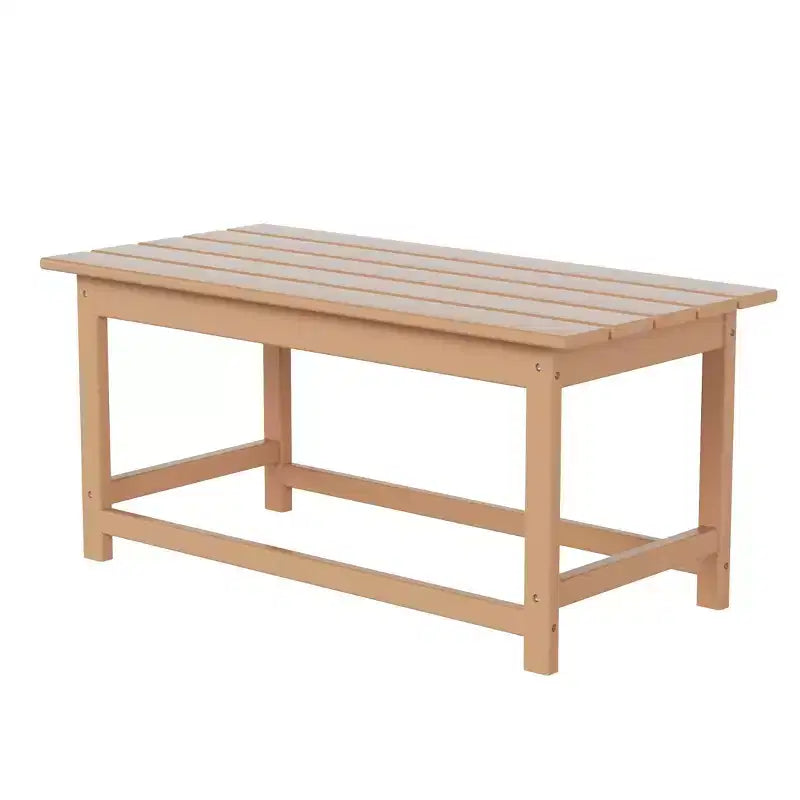 WestinTrends 3-Piece Outdoor Patio Adirondack Coffee and Side Table Set