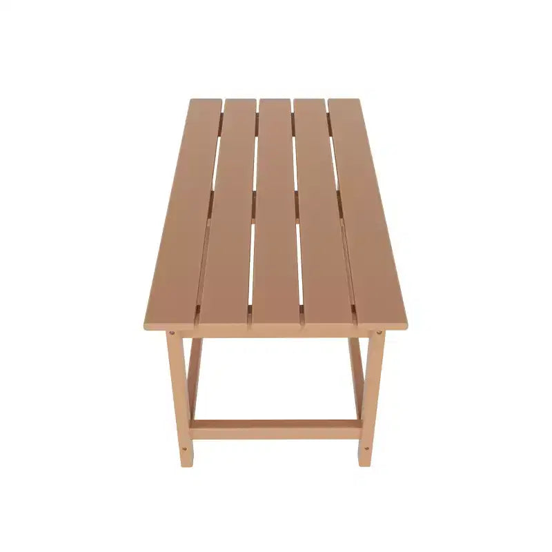 WestinTrends 3-Piece Outdoor Patio Adirondack Coffee and Side Table Set