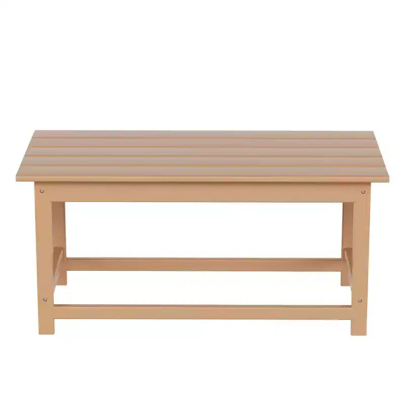 WestinTrends 3-Piece Outdoor Patio Adirondack Coffee and Side Table Set