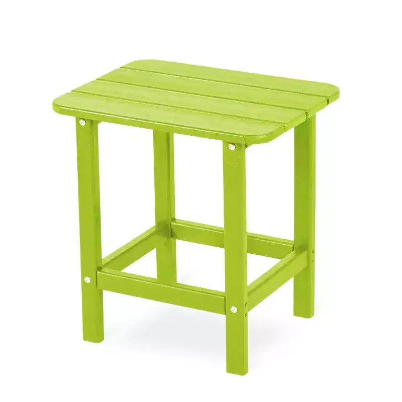 Aoodor Outdoor Adirondack Side Table HDPE End TableClassic Modern DesignHigh-QualityEasy to AssembleVersatile End Table for Patio, Garden, Lawn