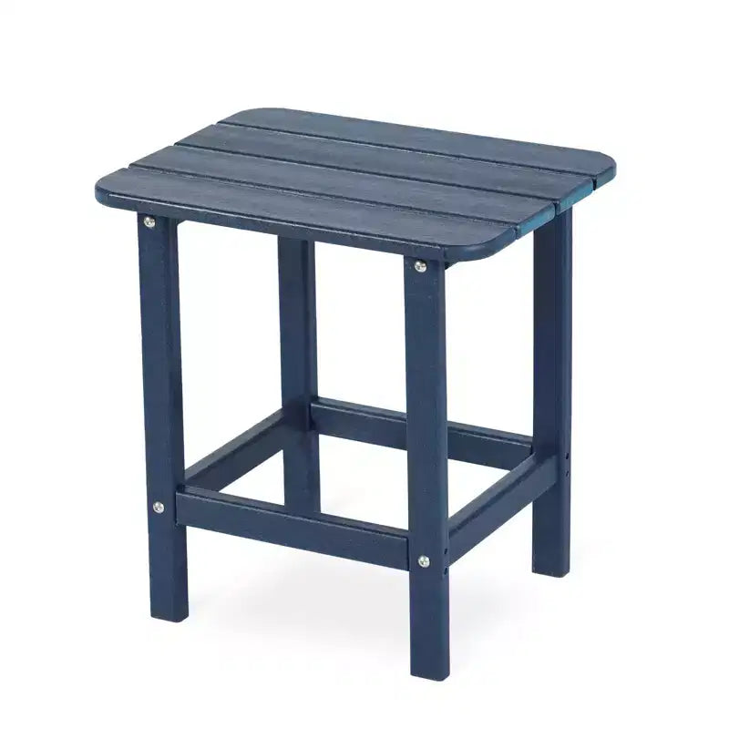Aoodor Outdoor Adirondack Side Table HDPE End TableClassic Modern DesignHigh-QualityEasy to AssembleVersatile End Table for Patio, Garden, Lawn