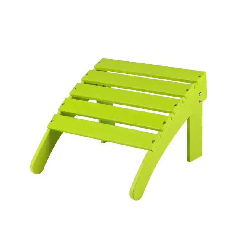 Aoodor Outdoor Adirondack Ottoman, HDPE Adirondack Chair Ottoman, Outdoor Patio Weather Resistant for Patio, Porch, Backyard, Garden, Lawn, Deck