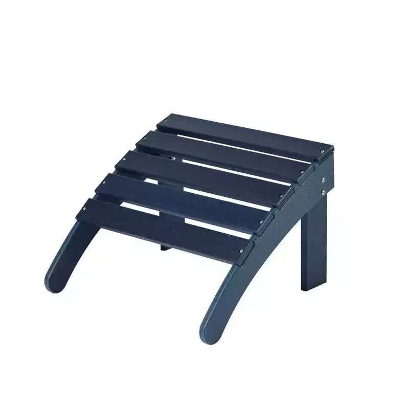 Aoodor Outdoor Adirondack Ottoman, HDPE Adirondack Chair Ottoman, Outdoor Patio Weather Resistant for Patio, Porch, Backyard, Garden, Lawn, Deck