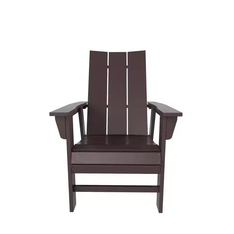 WestinTrends Outdoor Patio Modern Adirondack Dining Chair Weather Resistant