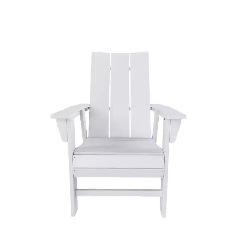 WestinTrends Outdoor Patio Modern Adirondack Dining Chair Weather Resistant