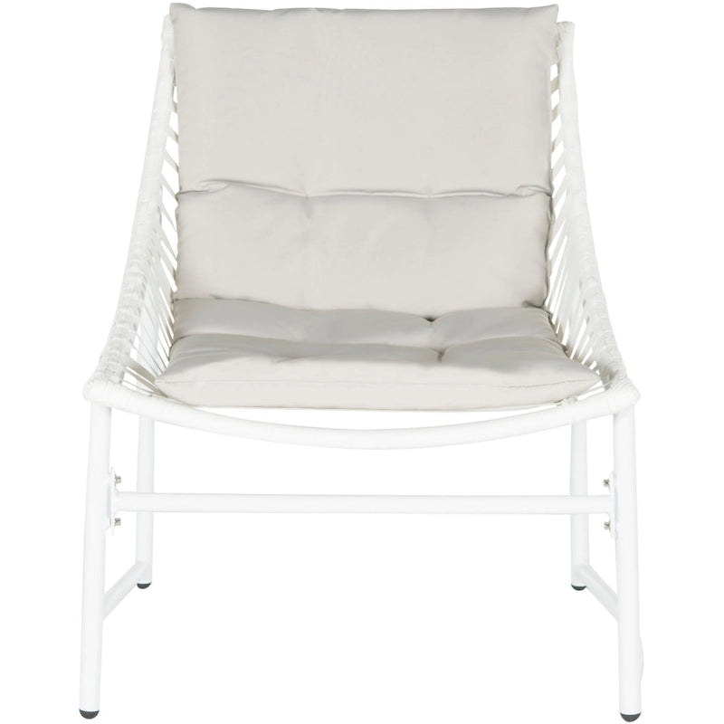 SAFAVIEH Outdoor Hildrun Rattan 4-Piece Set - 28W x 30D x 50H