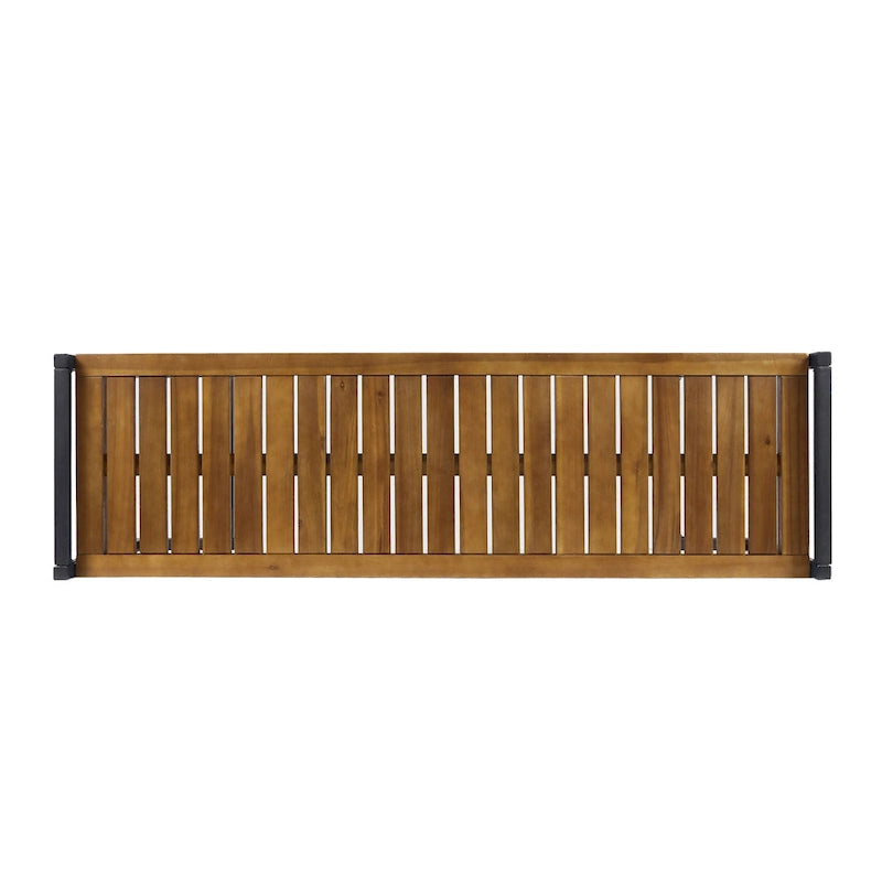 Banc en bois d'acacia et fer Kuehn par Christopher Knight Home