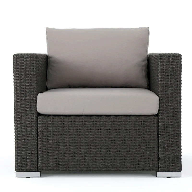 Fauteuil de jardin en osier Santa Rosa par Christopher Knight Home