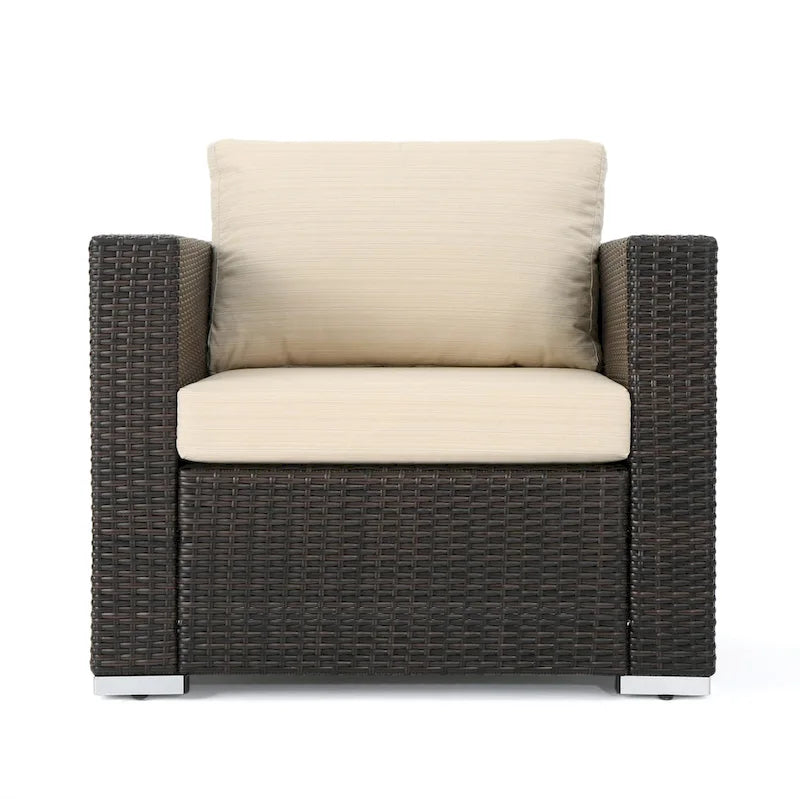 Fauteuil de jardin en osier Santa Rosa par Christopher Knight Home