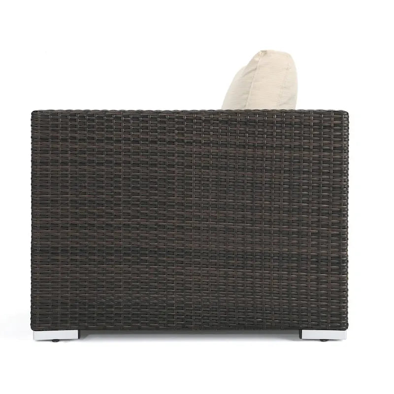Fauteuil de jardin en osier Santa Rosa par Christopher Knight Home