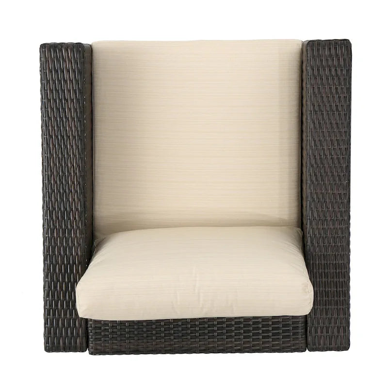 Fauteuil de jardin en osier Santa Rosa par Christopher Knight Home