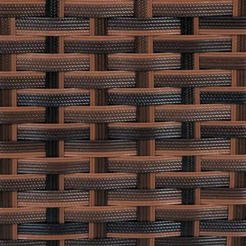 Grandview Outdoor – Ensemble de conversation de patio 4 pièces brun avec coussins
