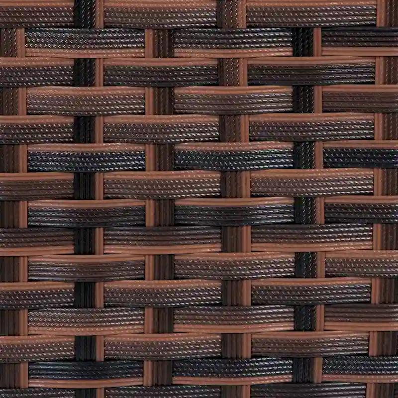 Grandview Outdoor – Ensemble de conversation de patio 4 pièces brun avec coussins
