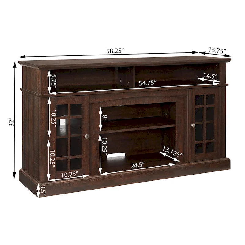 Meuble TV classique – Console de divertissement moderne