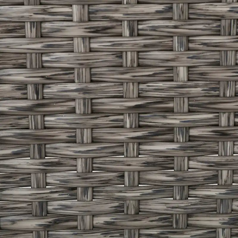 Ensemble de conversation en osier rembourré 7 places Puerta Outdoor par Christopher Knight Home