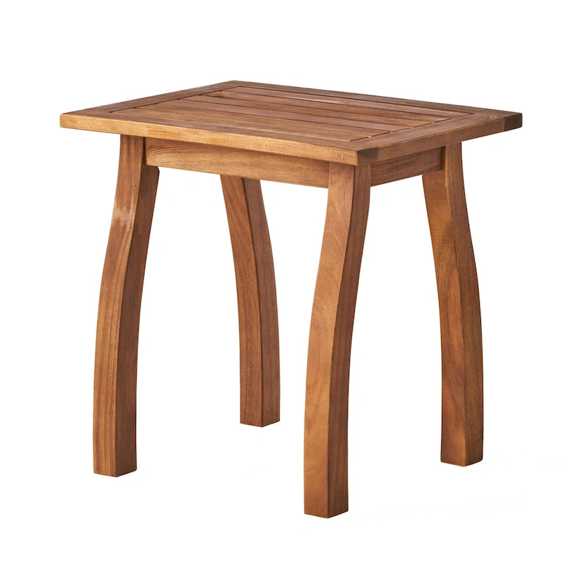 Ensemble de trois chaises longues d'extérieur en bois d'acacia Mahi de Christopher Knight Home