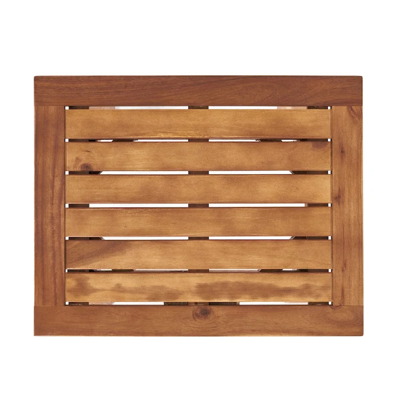 Ensemble de trois chaises longues d'extérieur en bois d'acacia Mahi de Christopher Knight Home