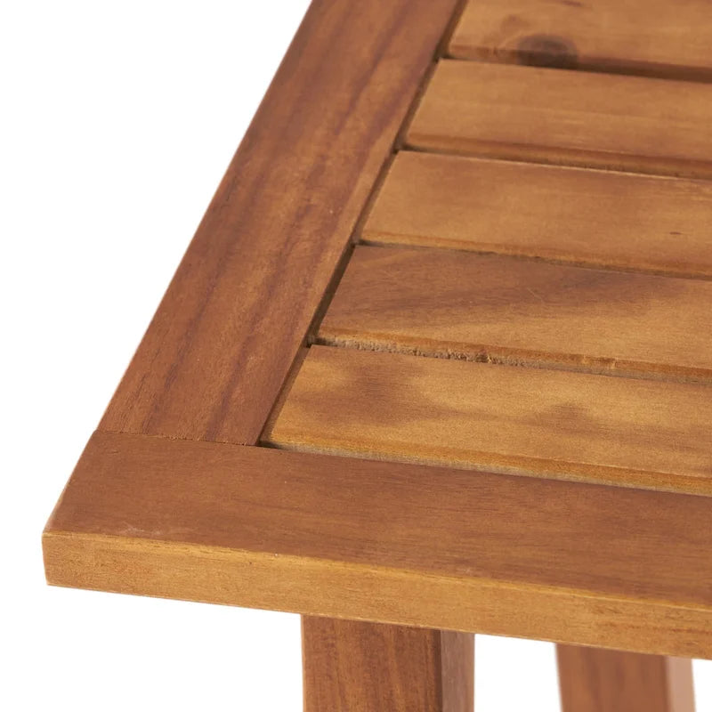Ensemble de trois chaises longues d'extérieur en bois d'acacia Mahi de Christopher Knight Home