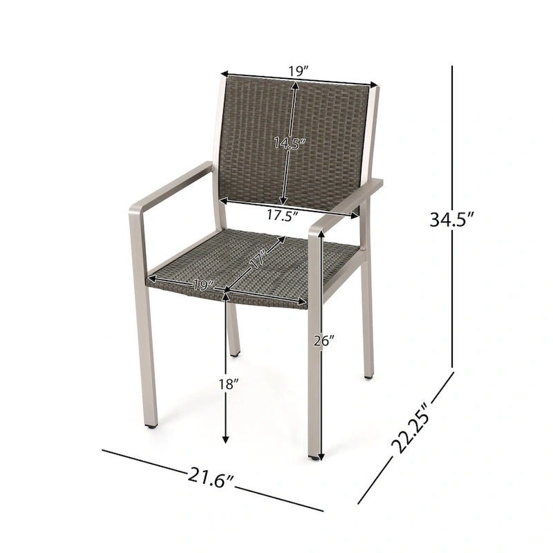 Ensemble de mobilier de jardin 13 pièces Cape Coral avec coussins par Christopher Knight Home