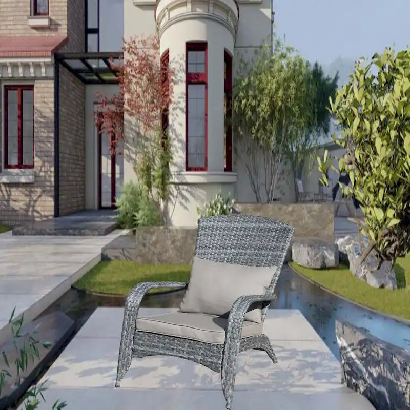 Chaise de patio avec coussins