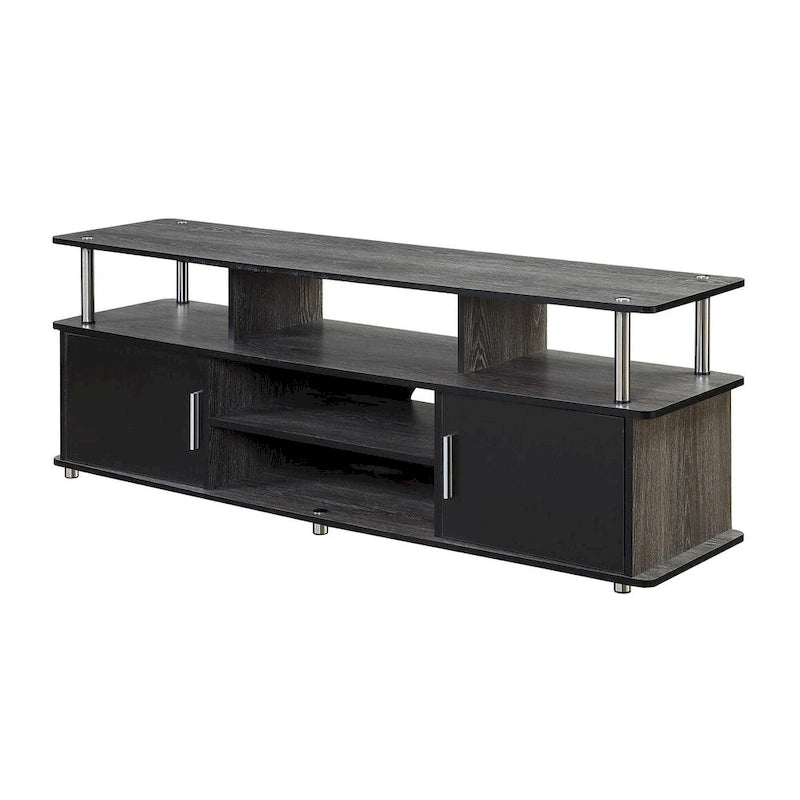 Meuble TV Designs2Go Monterey 65 pouces de Convenience Concepts avec armoires de rangement et étagères