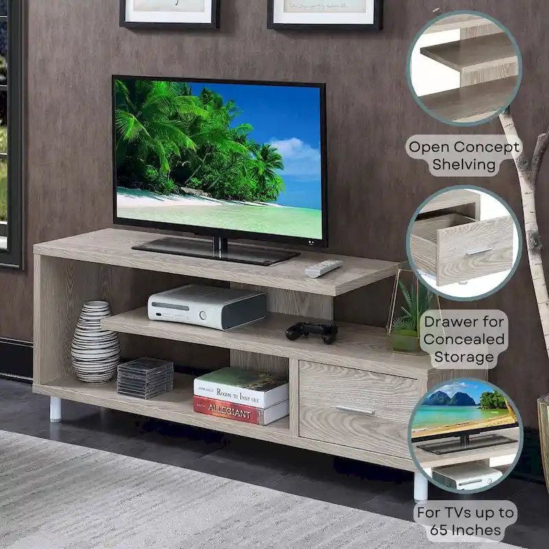 Convenience Concepts Seal TV Stand for TVs up to 65 Inches