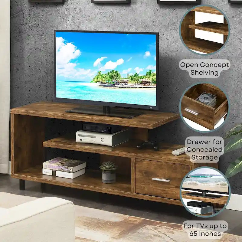 Convenience Concepts Seal TV Stand for TVs up to 65 Inches