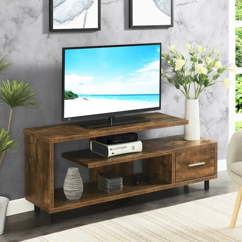 Convenience Concepts Seal TV Stand for TVs up to 65 Inches