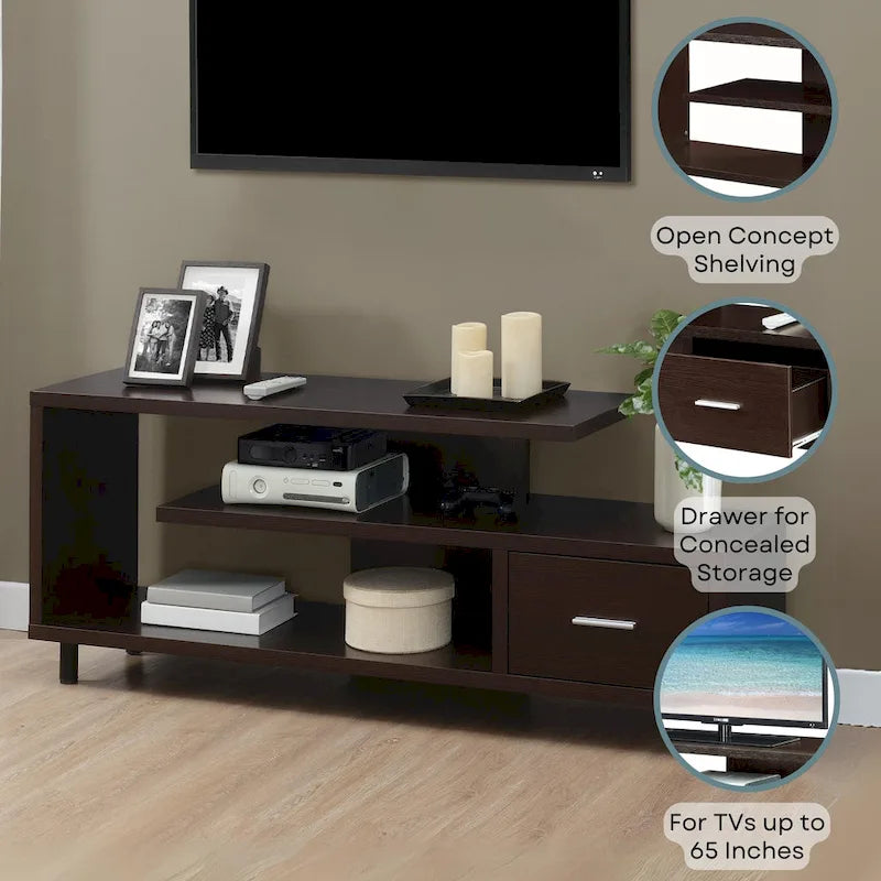 Convenience Concepts Seal TV Stand for TVs up to 65 Inches