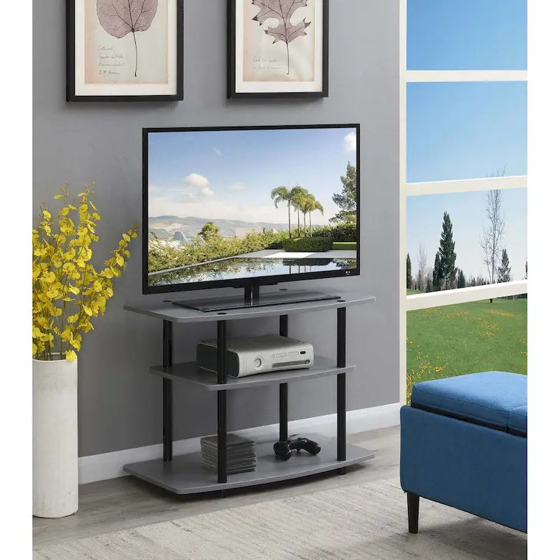 Meuble TV 3 niveaux sans outils Designs2Go de Convenience Concepts