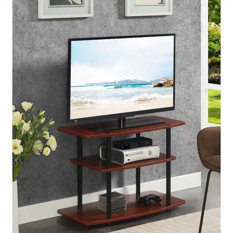 Meuble TV 3 niveaux sans outils Designs2Go de Convenience Concepts