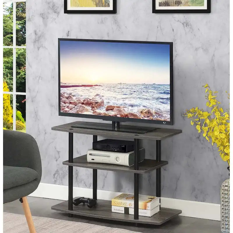 Meuble TV 3 niveaux sans outils Designs2Go de Convenience Concepts