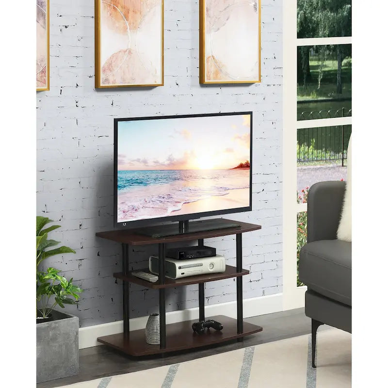 Meuble TV 3 niveaux sans outils Designs2Go de Convenience Concepts